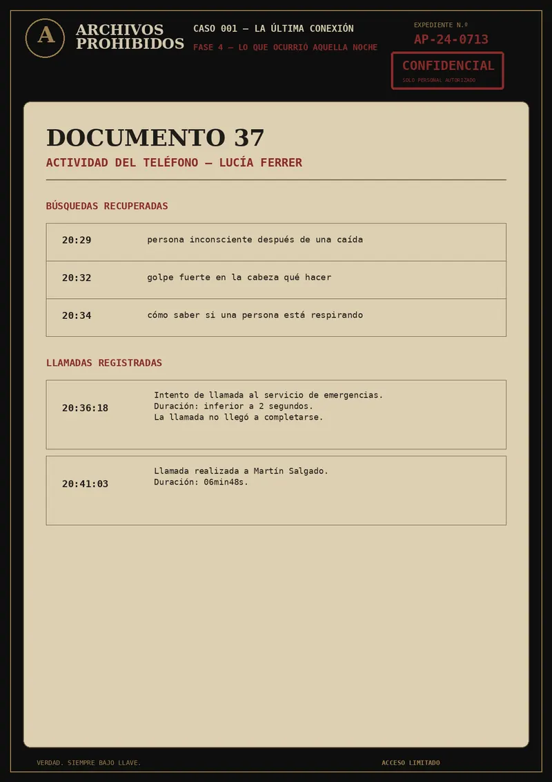 Actividad telefónica