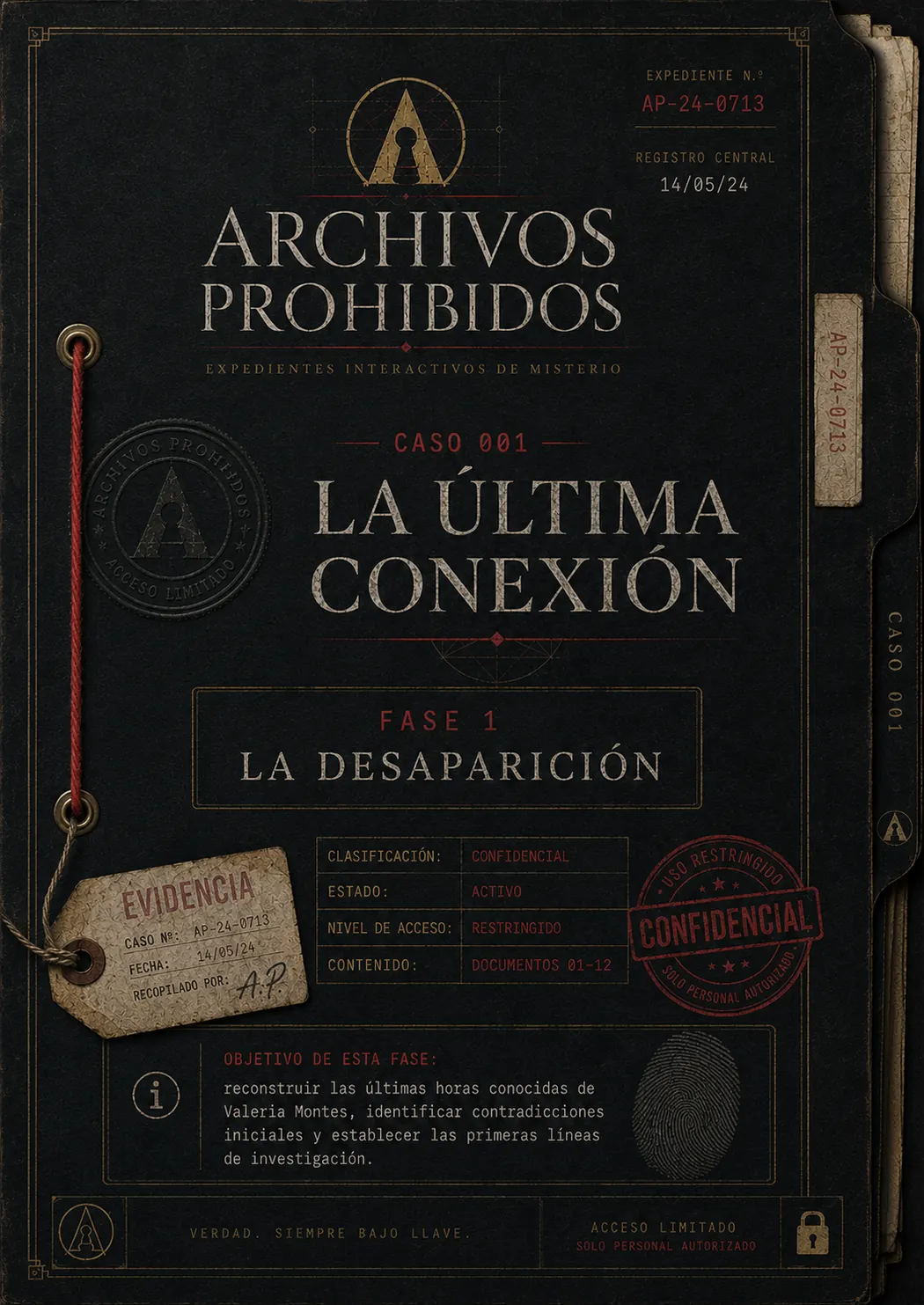 Archivos Prohibidos Caso 001
